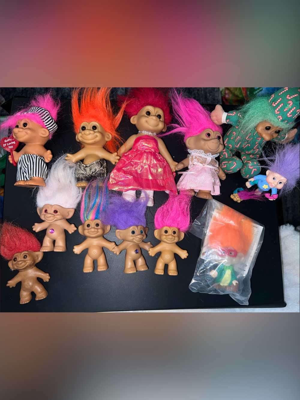 Vintage 90s Troll Doll Collection Lot of 13